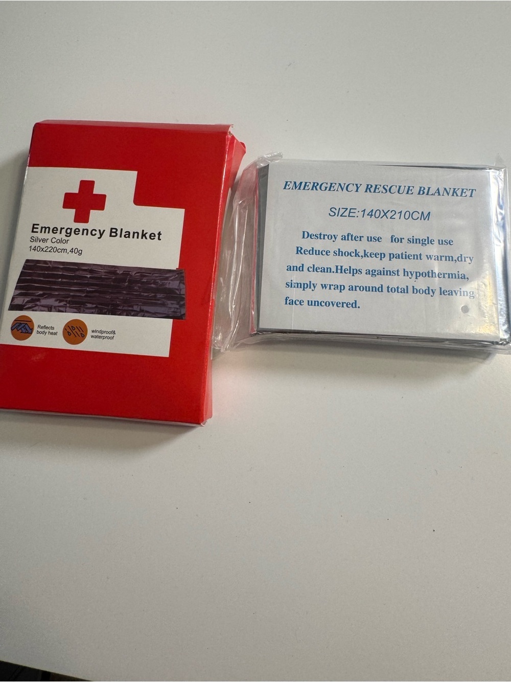 Emergency Rescue Blanket - Silver